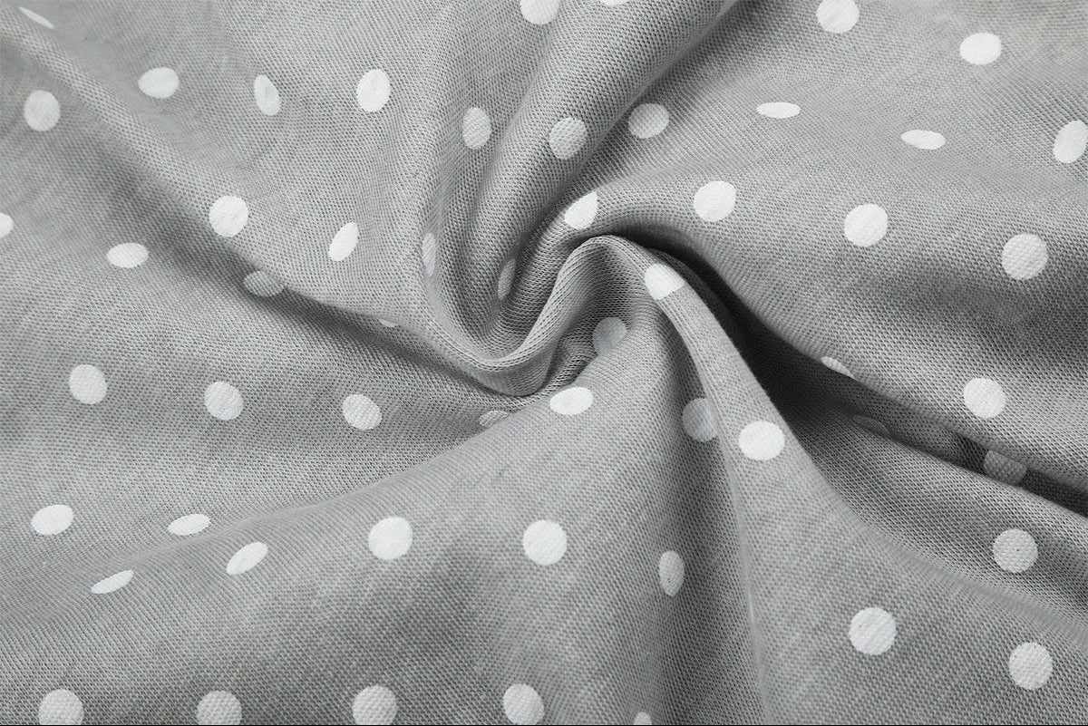 Polka Dot Star Zip-Up Hoodie