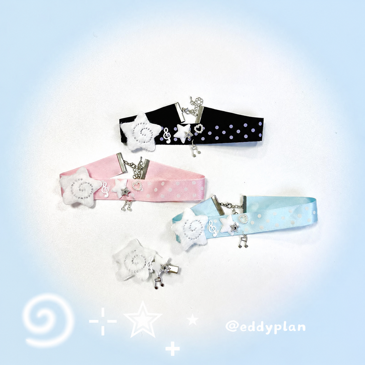 Star Polka Dot Choker