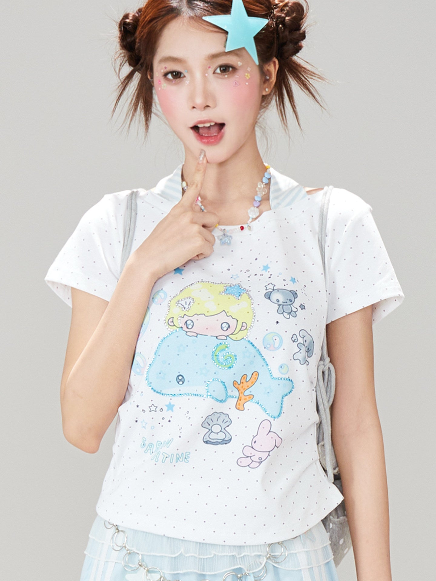 Dopamine Ocean Graphic Baby Tee