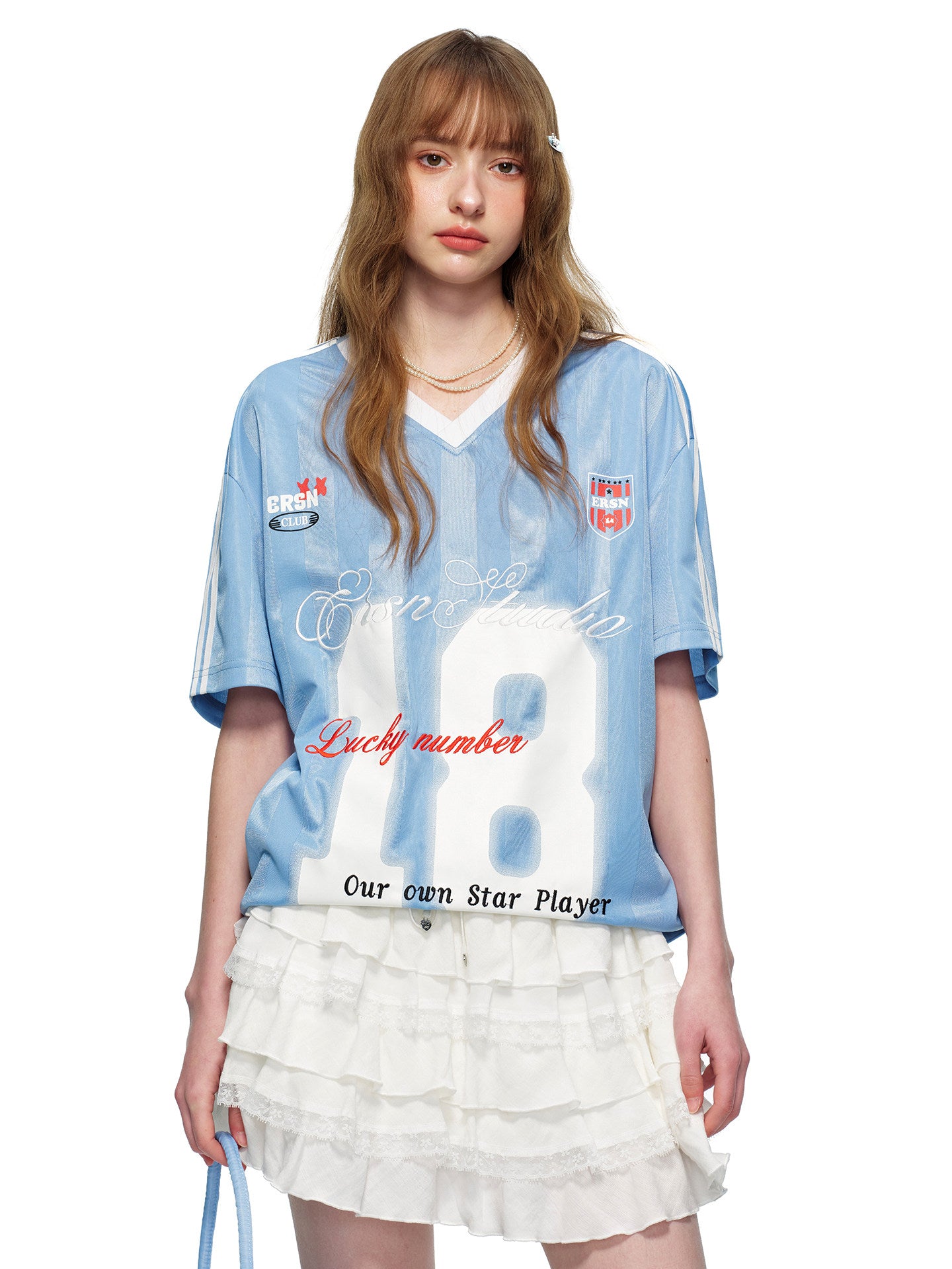 Lucky 18 Oversized Football Jersey