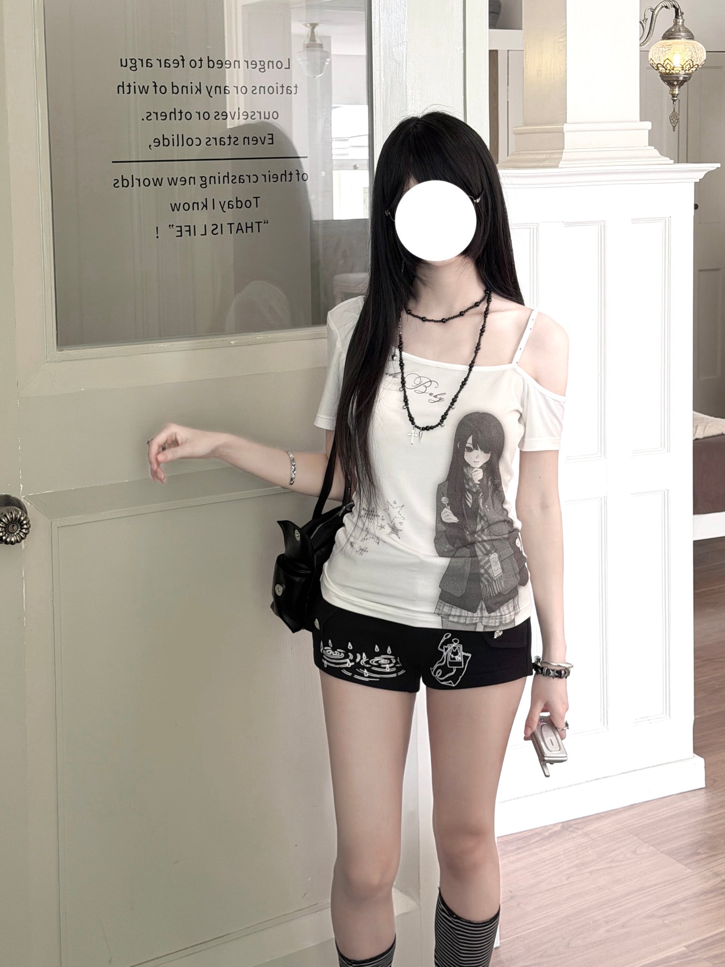 Room Doll Asymmetric Tee & Bottoms