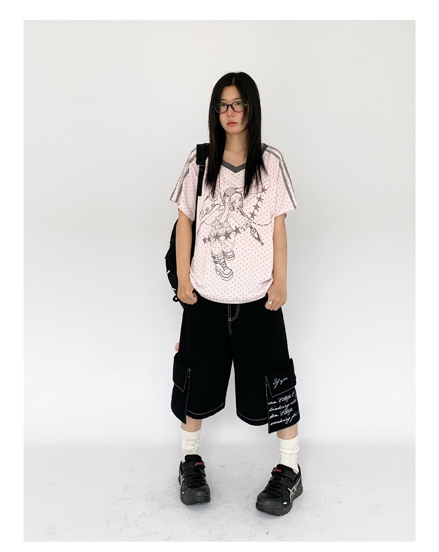 Dreaming Star Girl Oversized Jersey Tee