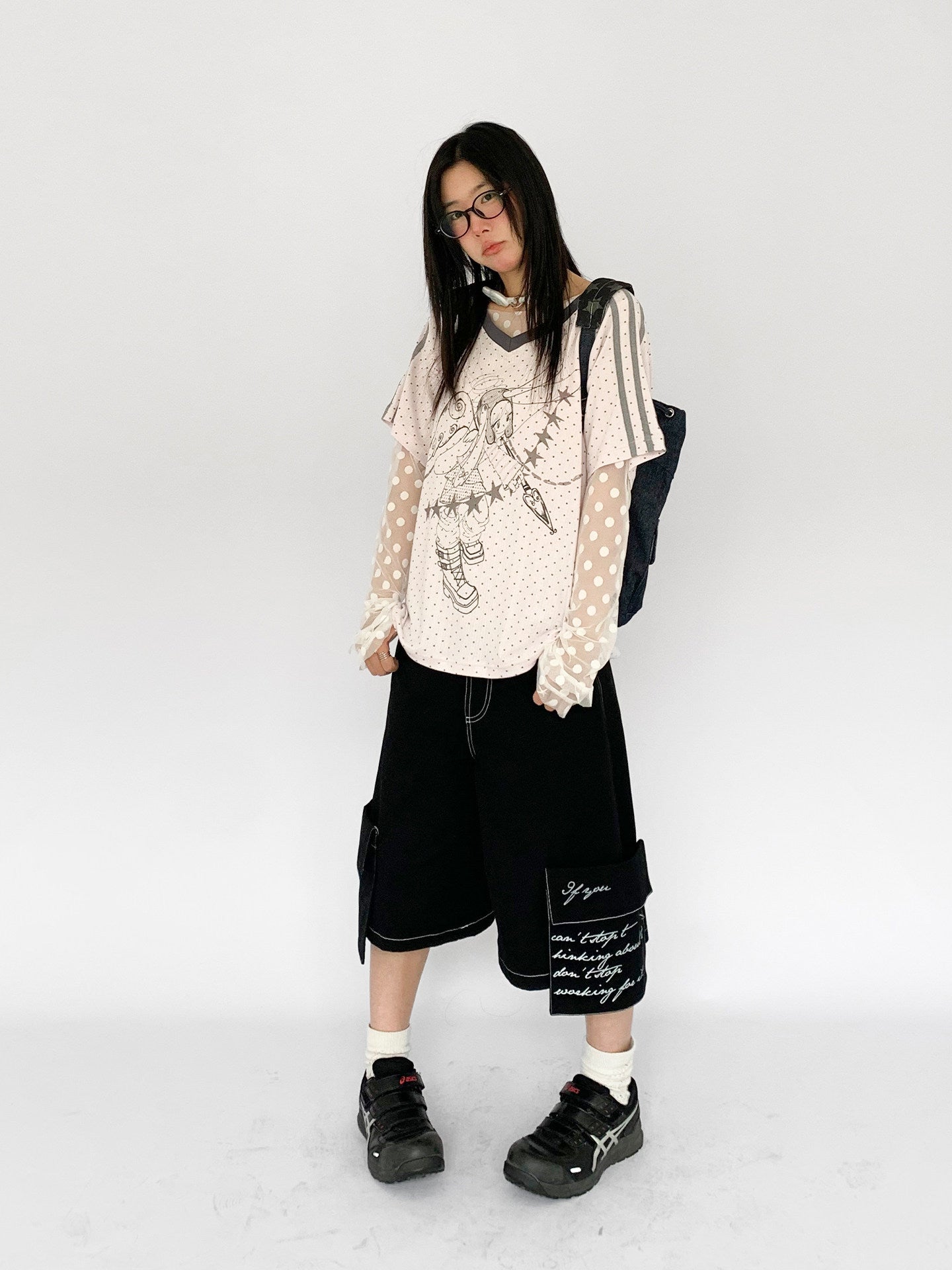 Dreaming Star Girl Oversized Jersey Tee