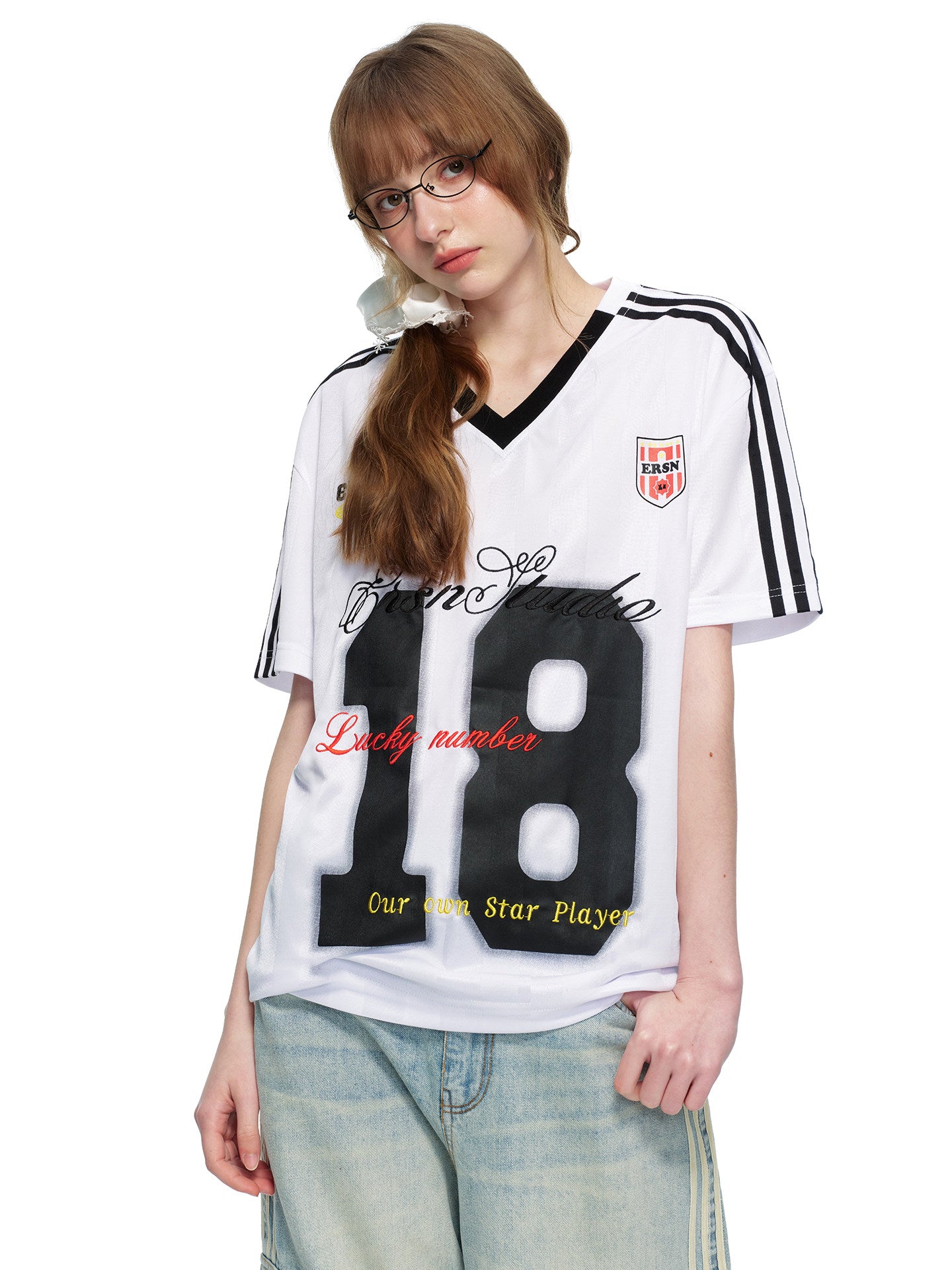 Lucky 18 Oversized Football Jersey