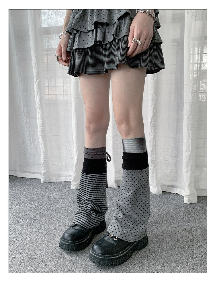 Mix & Match Patterned Slouch Leg Warmers