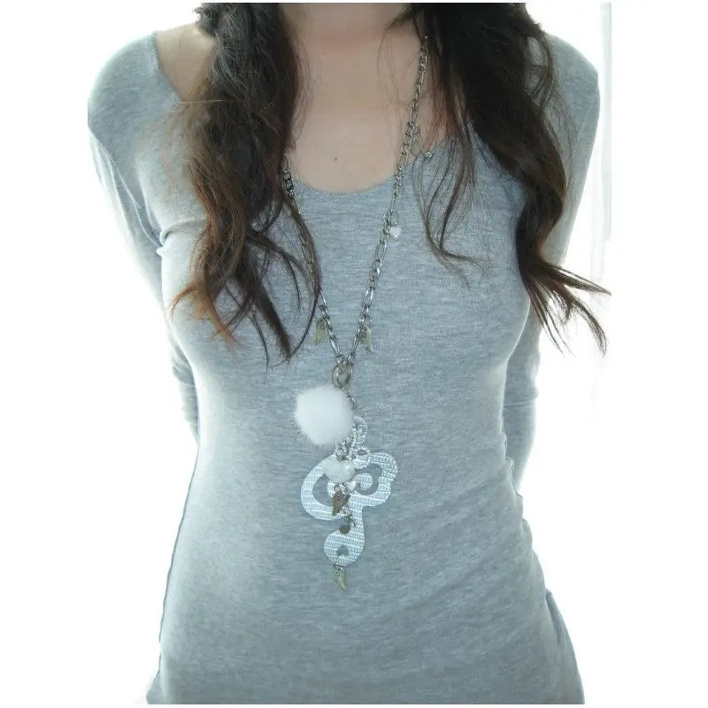Angel Melody Wing Note Necklace & Hair Clip