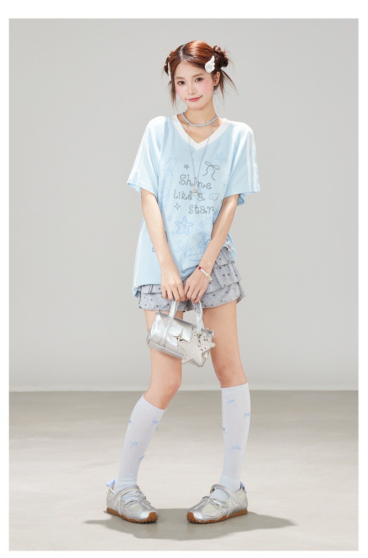 Shine Like a Star Oversized Graphic Tee