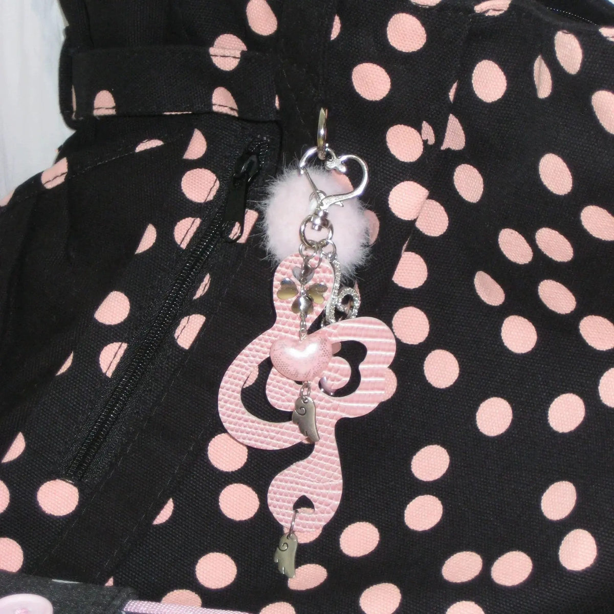 Angel Melody Wing Note Necklace & Hair Clip