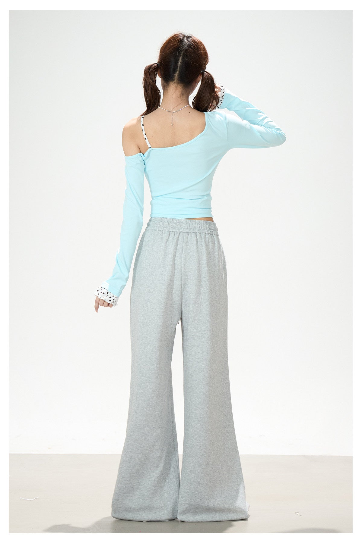 Shine Like a Star Graphic Wide-Leg Sweatpants