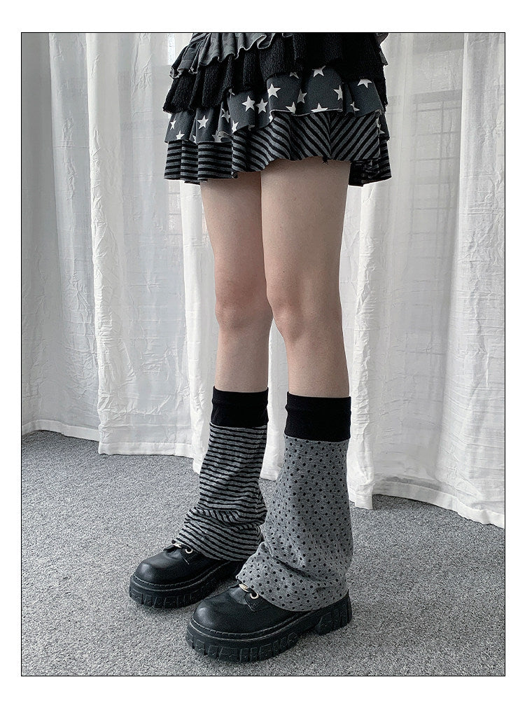 Mix & Match Patterned Slouch Leg Warmers