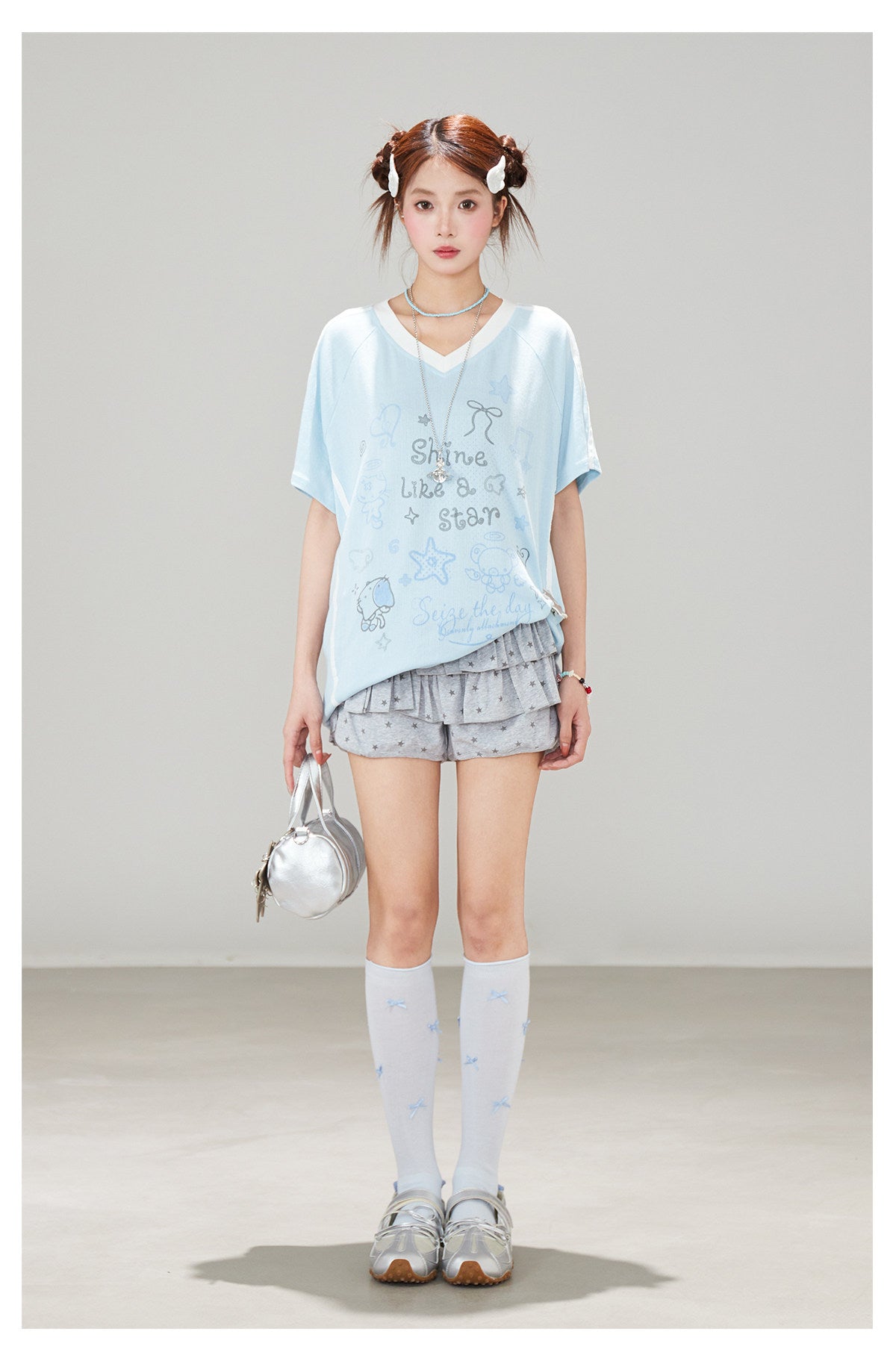 Shine Like a Star Oversized Graphic Tee