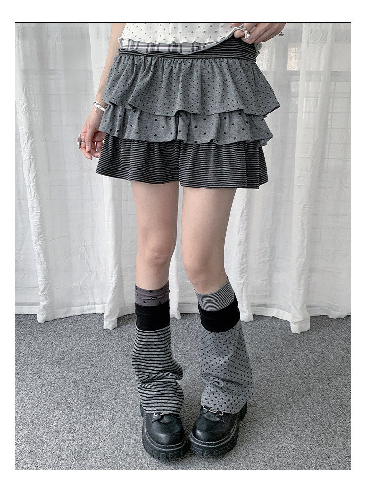 Mix & Match Patterned Slouch Leg Warmers