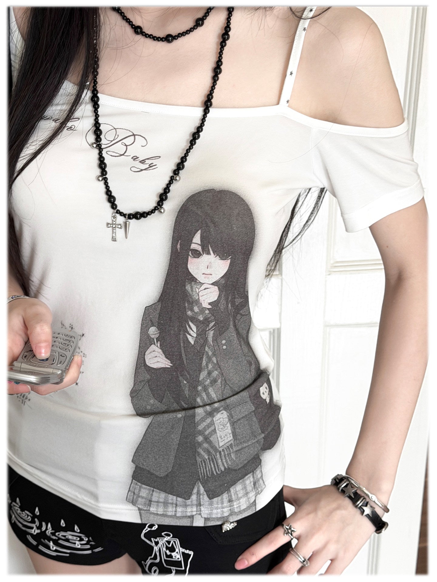 Room Doll Asymmetric Tee & Bottoms
