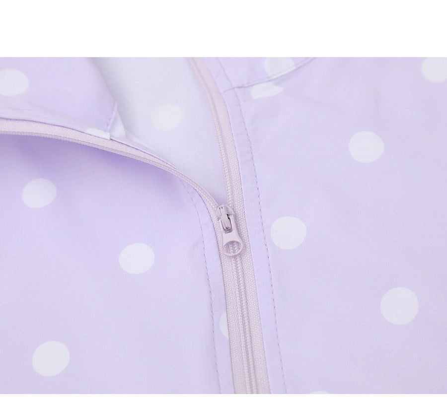 UPF50 Sun Protection Jacket — Polka Dot 3-Stripe