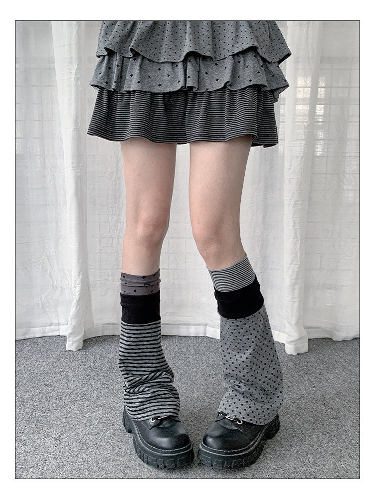 Mix & Match Patterned Slouch Leg Warmers