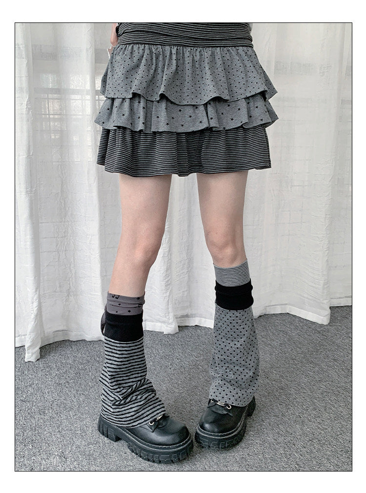 Mix & Match Patterned Slouch Leg Warmers