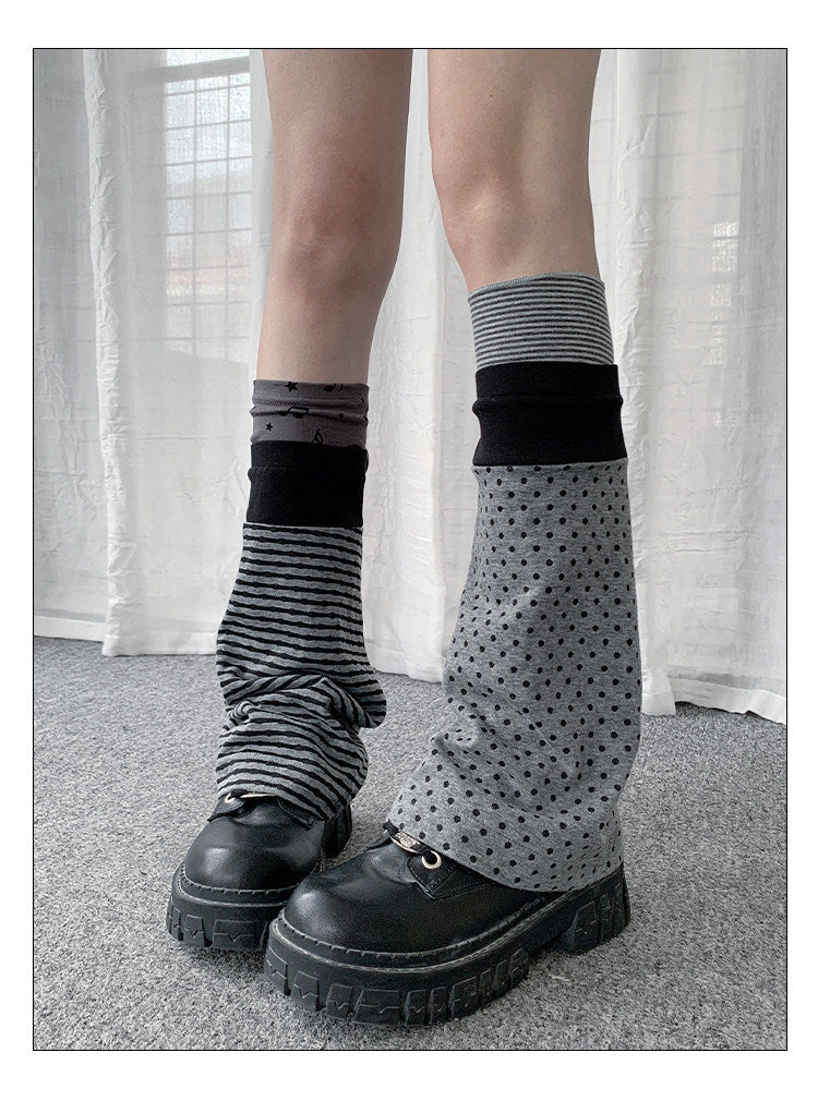 Mix & Match Patterned Slouch Leg Warmers