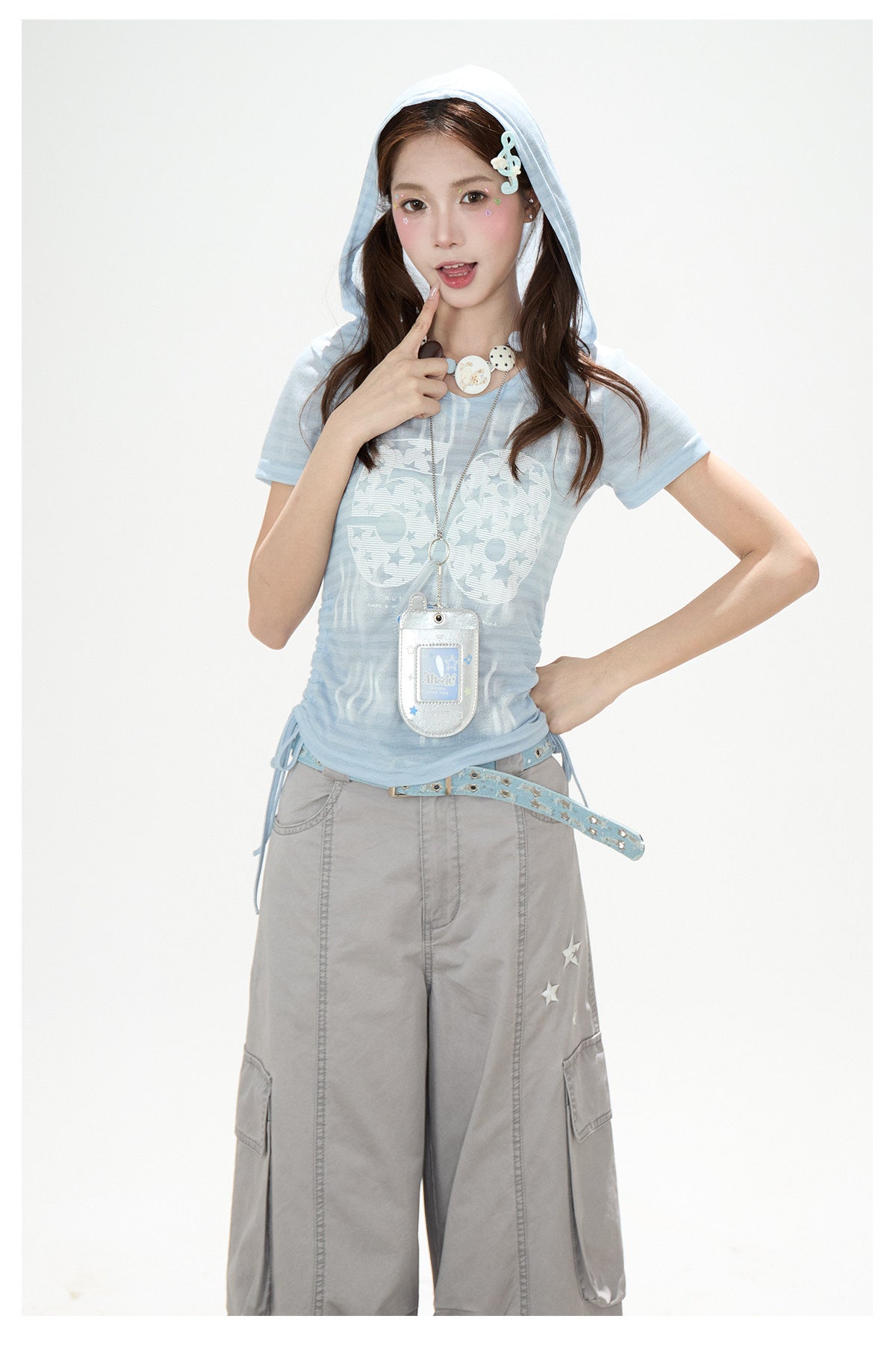 Gray Star Deconstructed Wide-Leg Cargo Pants