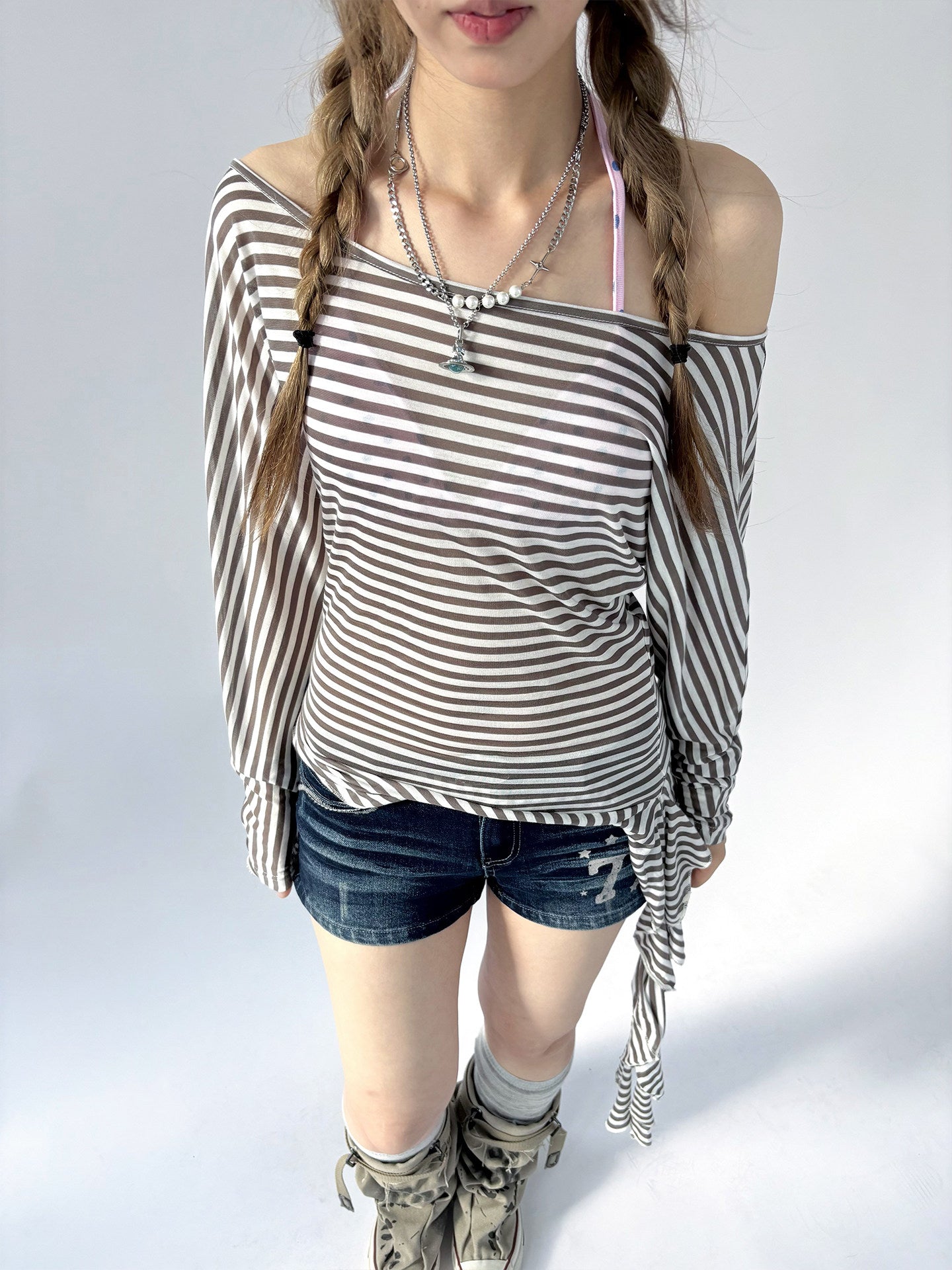 Vintage 77 Star Low-Rise Denim Shorts