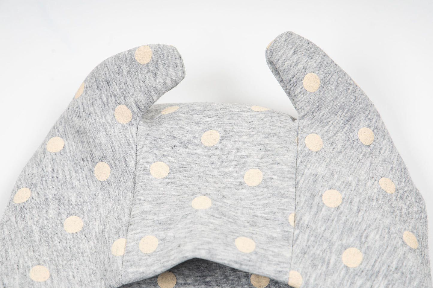 Pastel Doodle Polka Dot Cropped Zip Hoodie