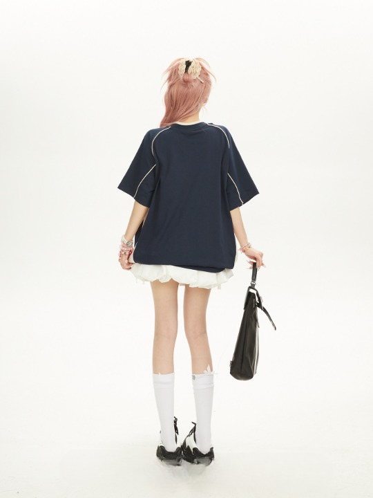 09 GRADPOPU Football Jersey — Oversized Fit