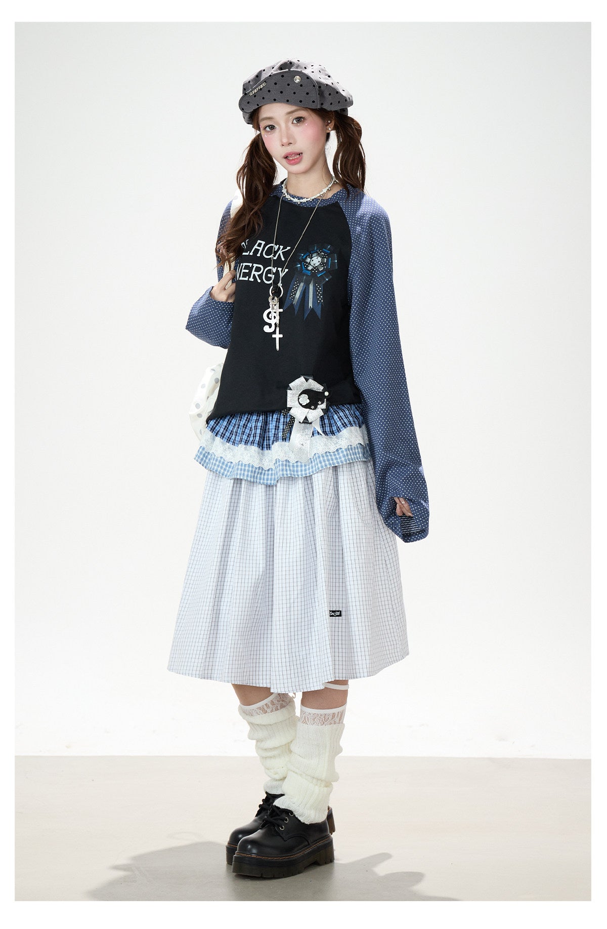 Badge Graphic Raglan Long Sleeve Top