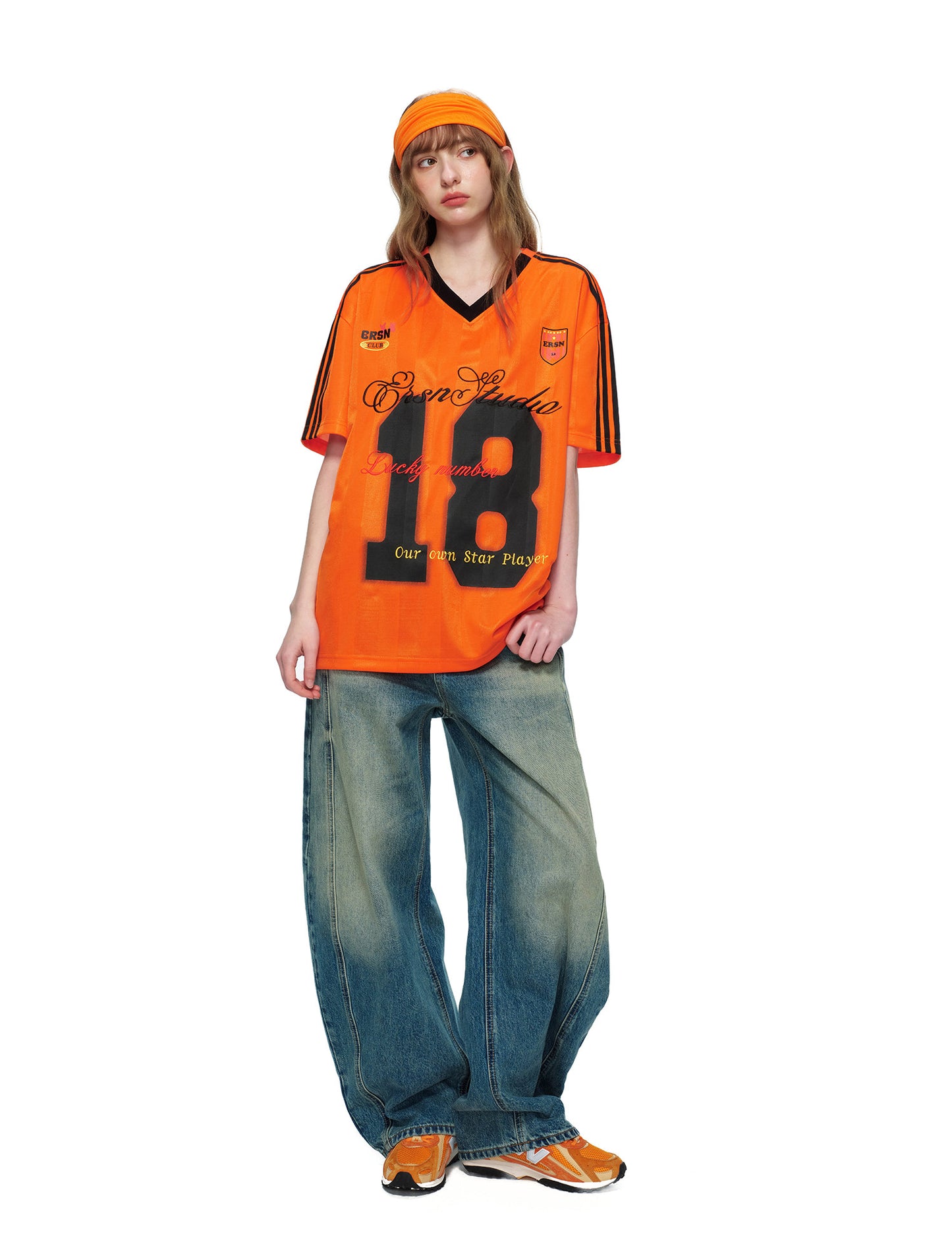 Lucky 18 Oversized Football Jersey