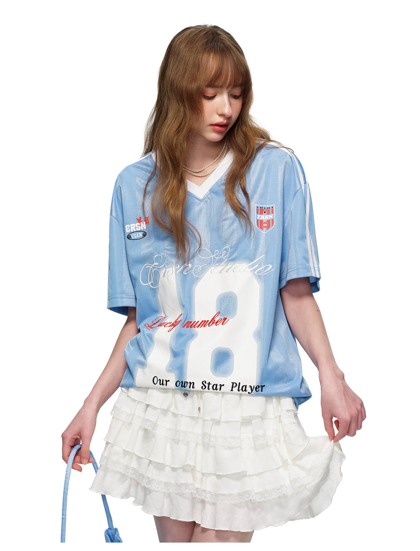 Lucky 18 Oversized Football Jersey