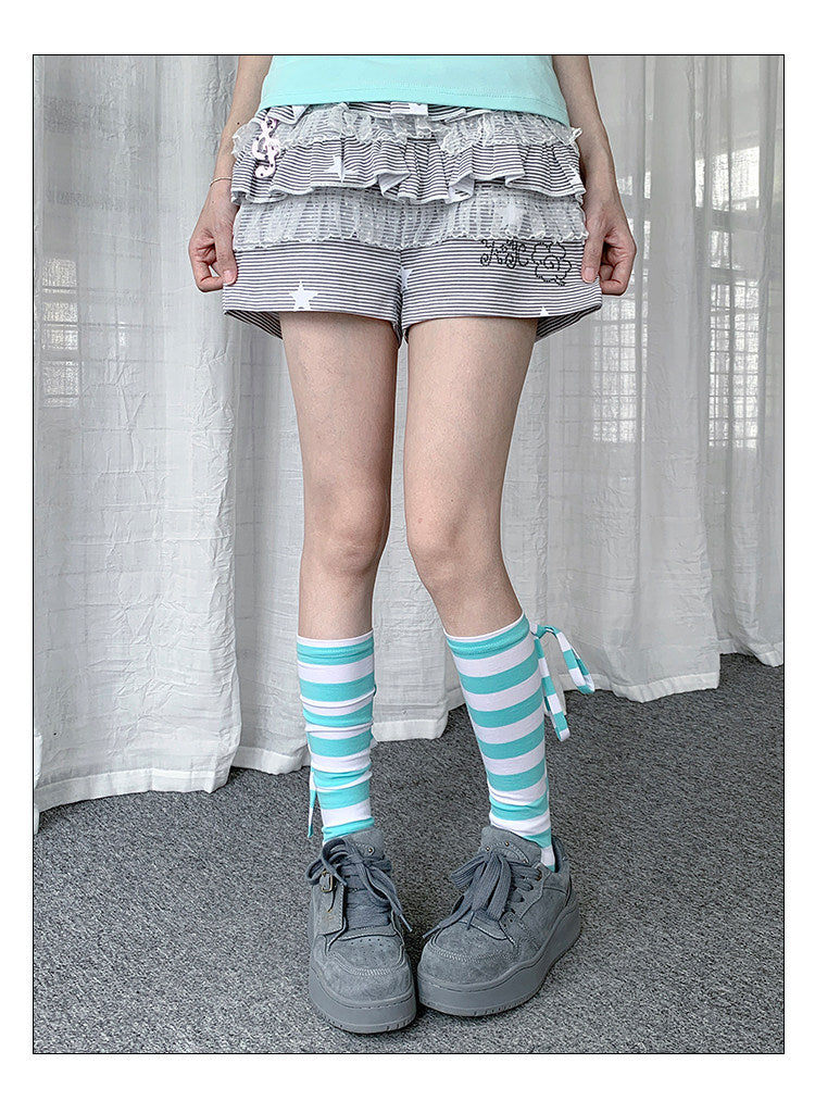 Mix & Match Patterned Slouch Leg Warmers