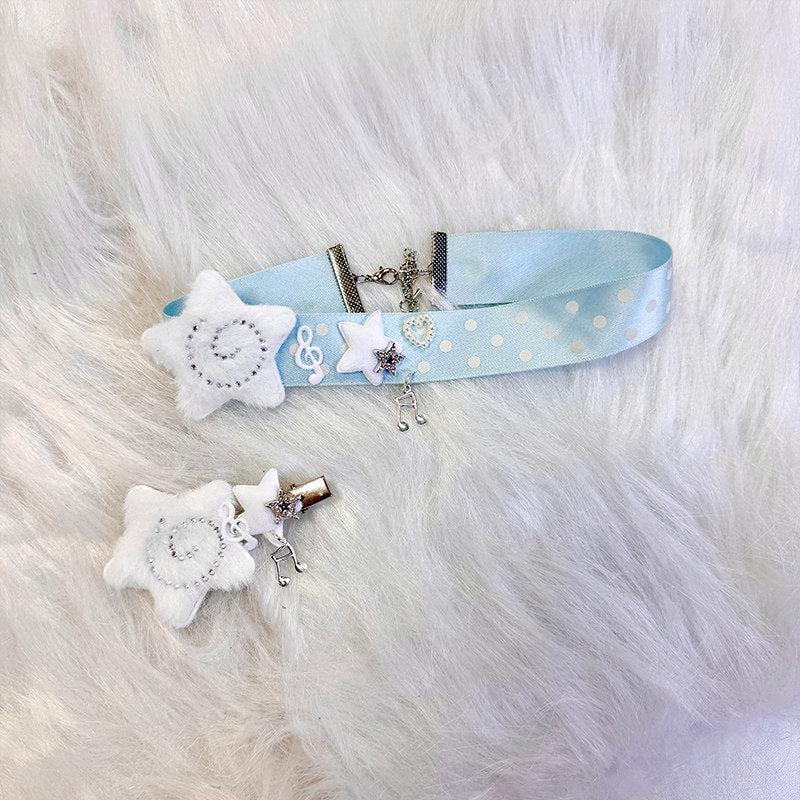 Star Polka Dot Choker