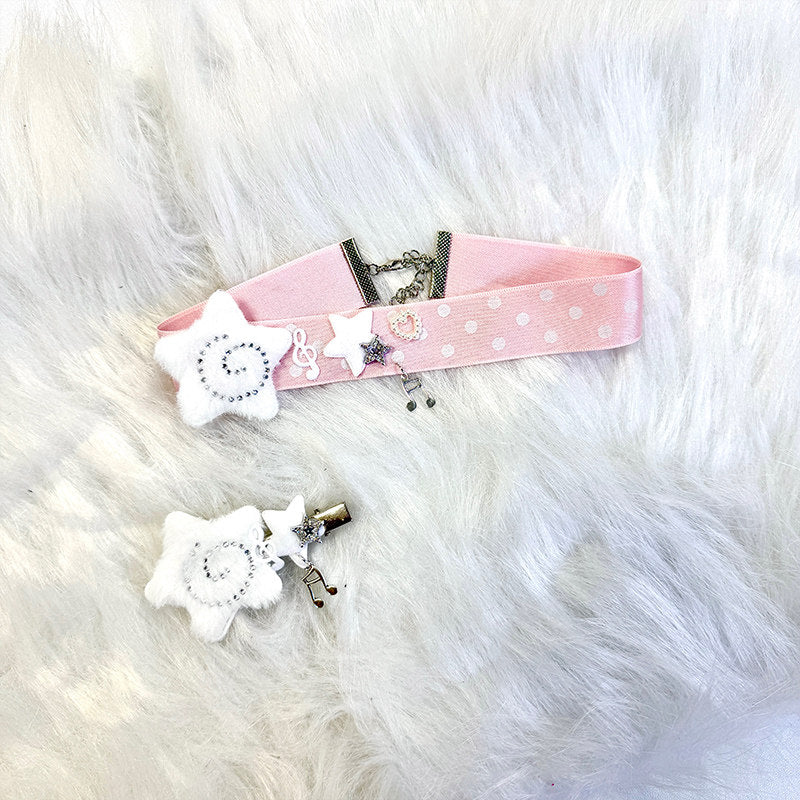 Star Polka Dot Choker