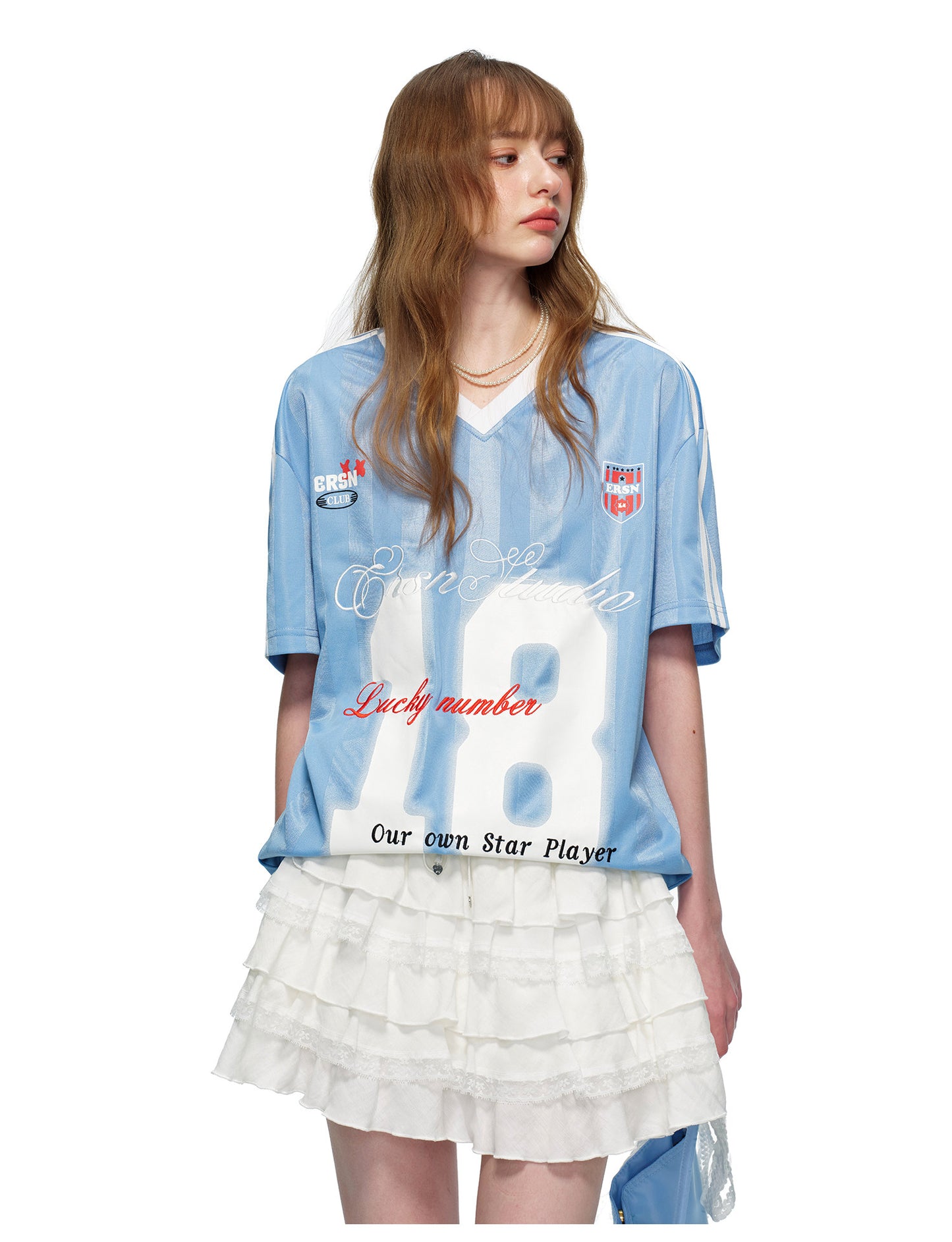 Lucky 18 Oversized Football Jersey