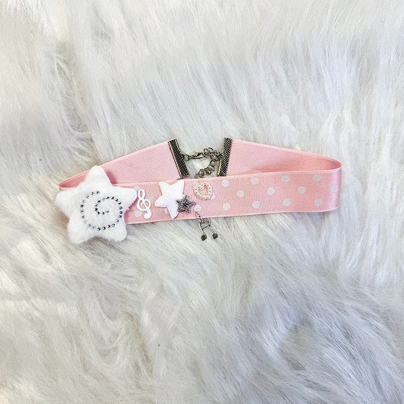 Star Polka Dot Choker