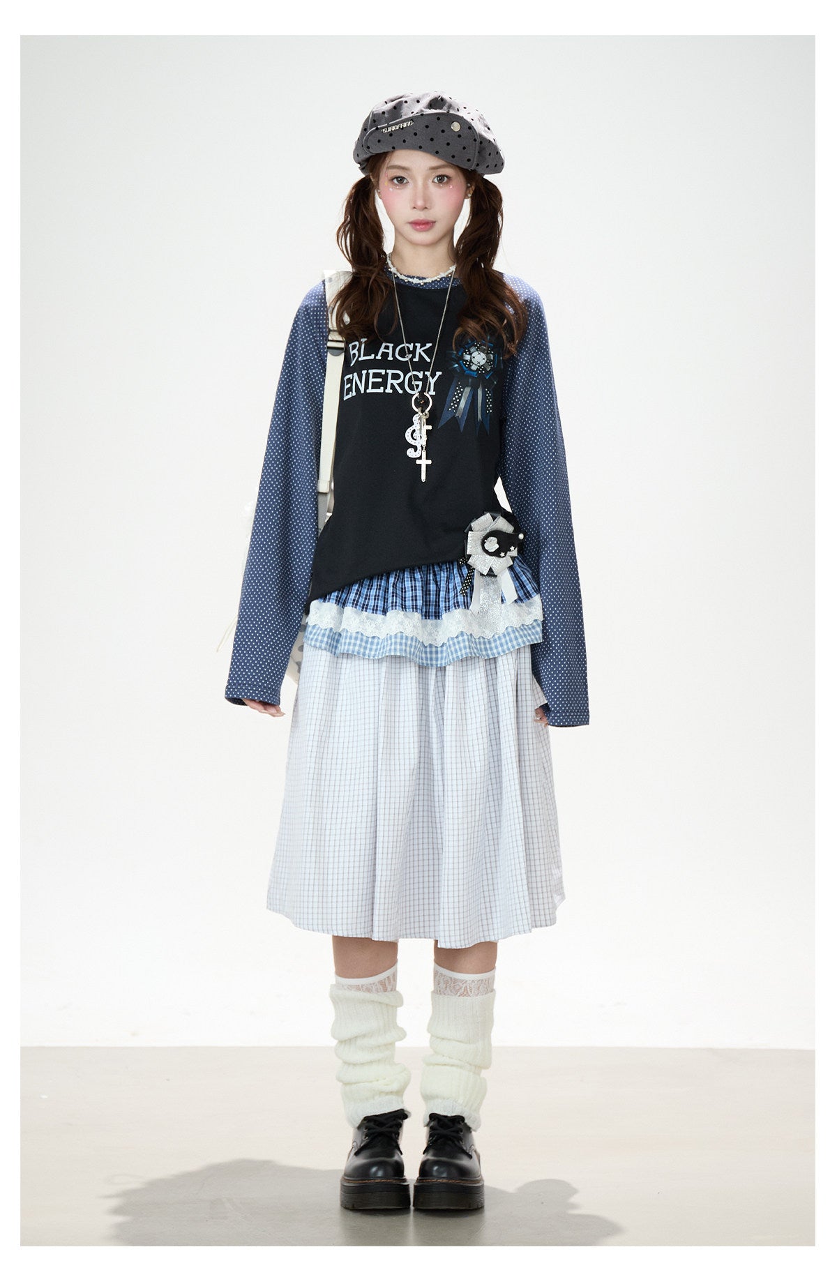 Badge Graphic Raglan Long Sleeve Top