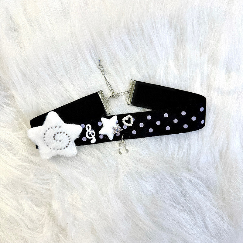 Star Polka Dot Choker