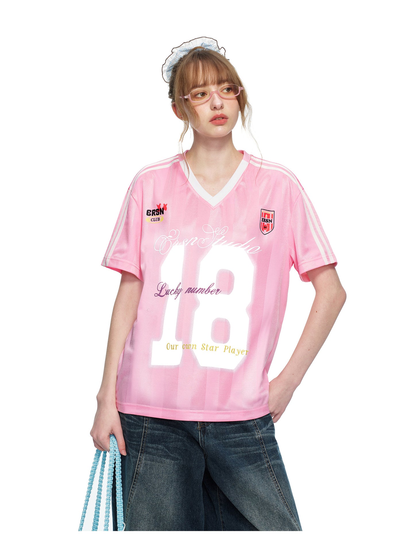 Lucky 18 Oversized Football Jersey