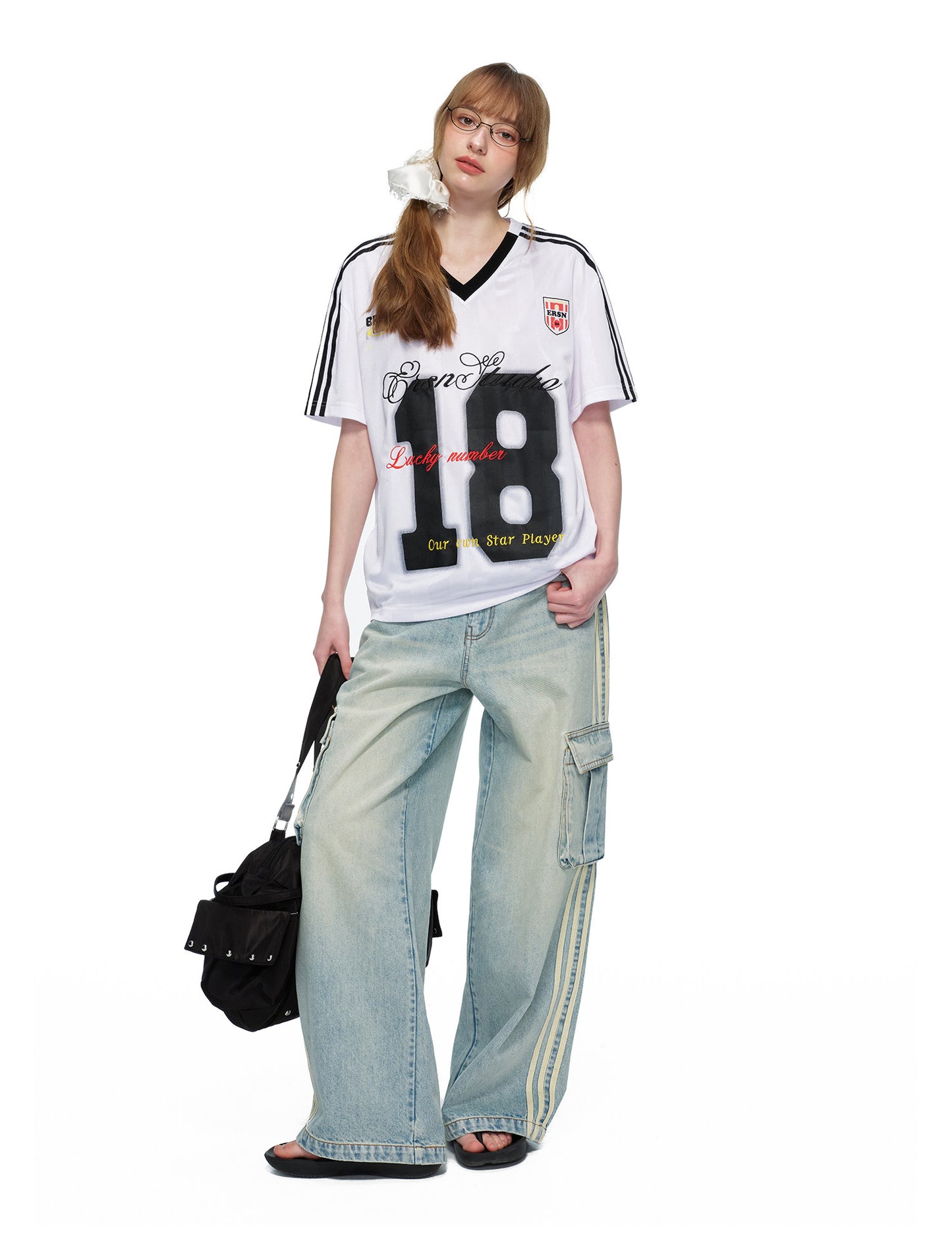Lucky 18 Oversized Football Jersey