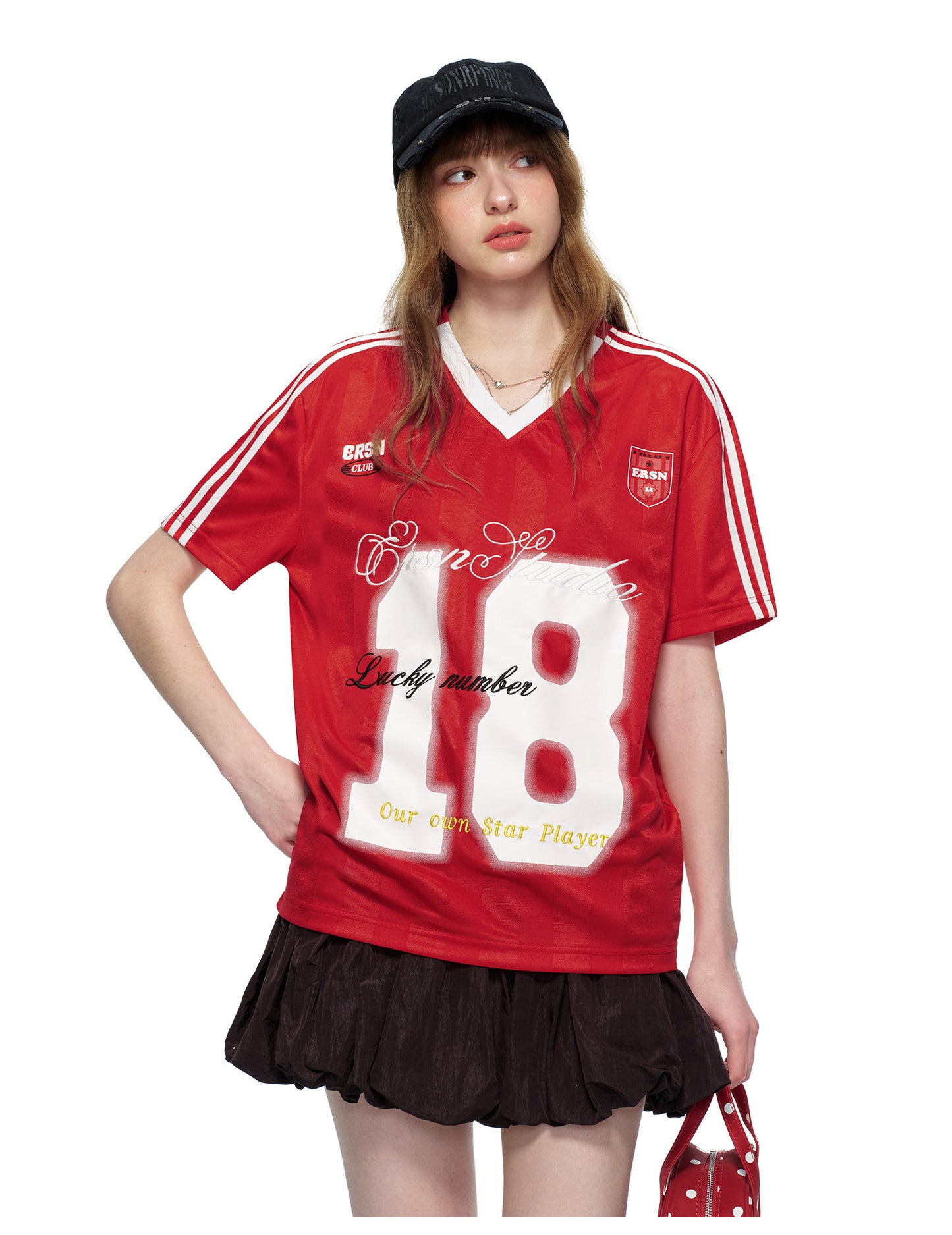 Lucky 18 Oversized Football Jersey