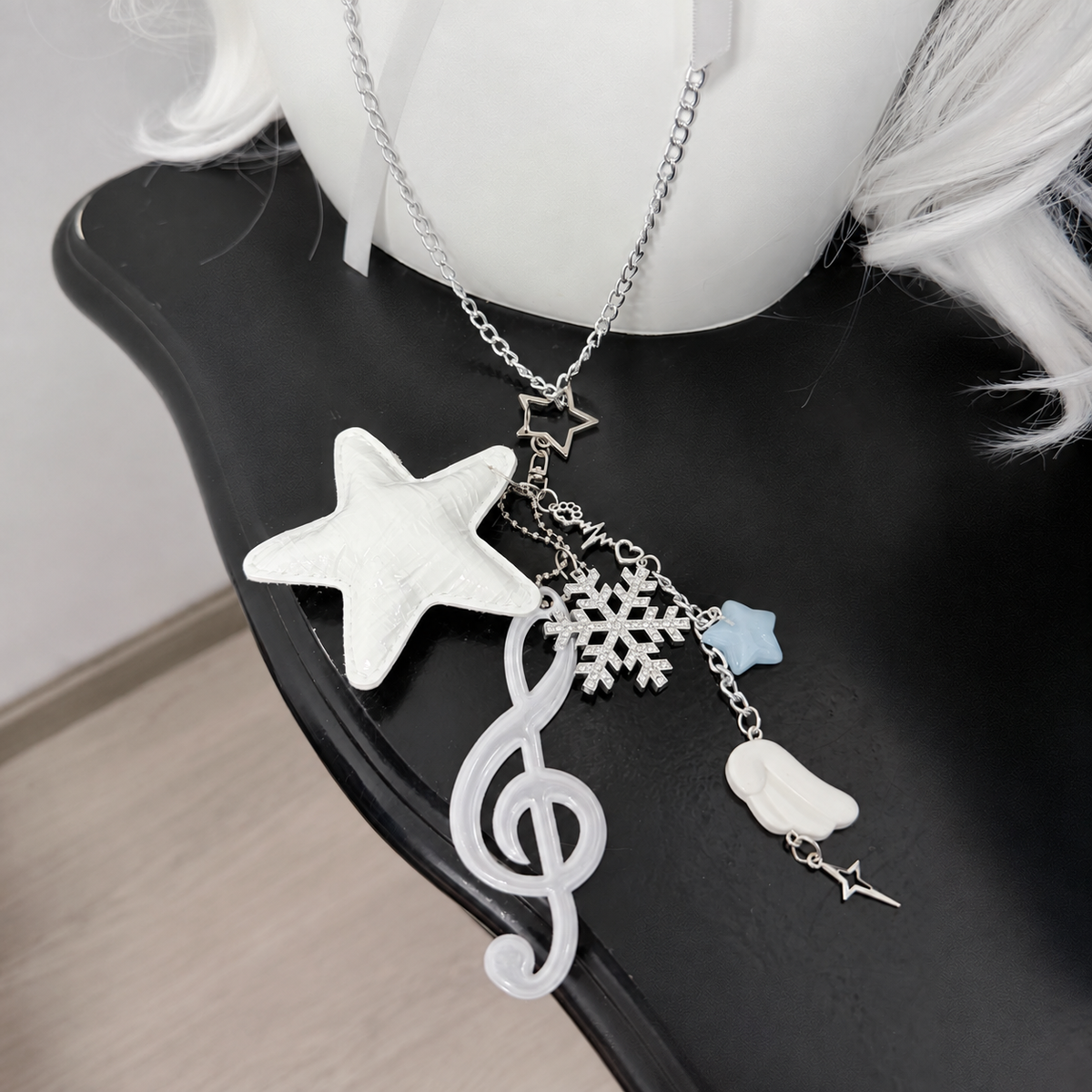 Angel Melody Star Necklace & Bag Charm
