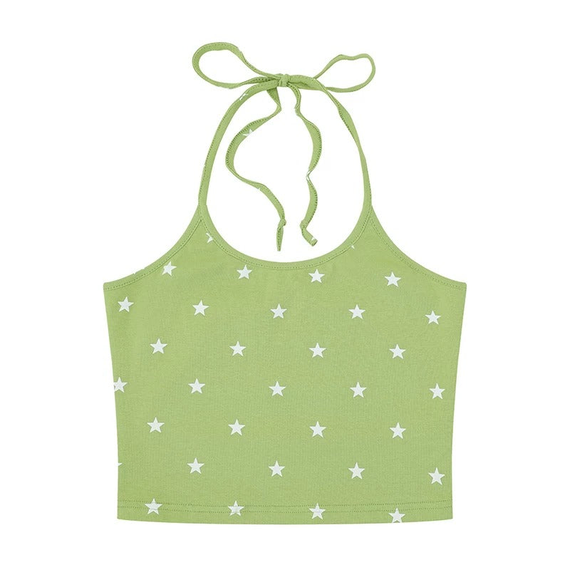 Pastel Tie-Dye Stripe Long Sleeve Top & Layering Cami