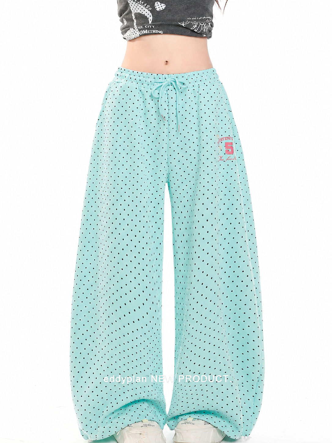 Sweet Dot Wide-Leg Pants