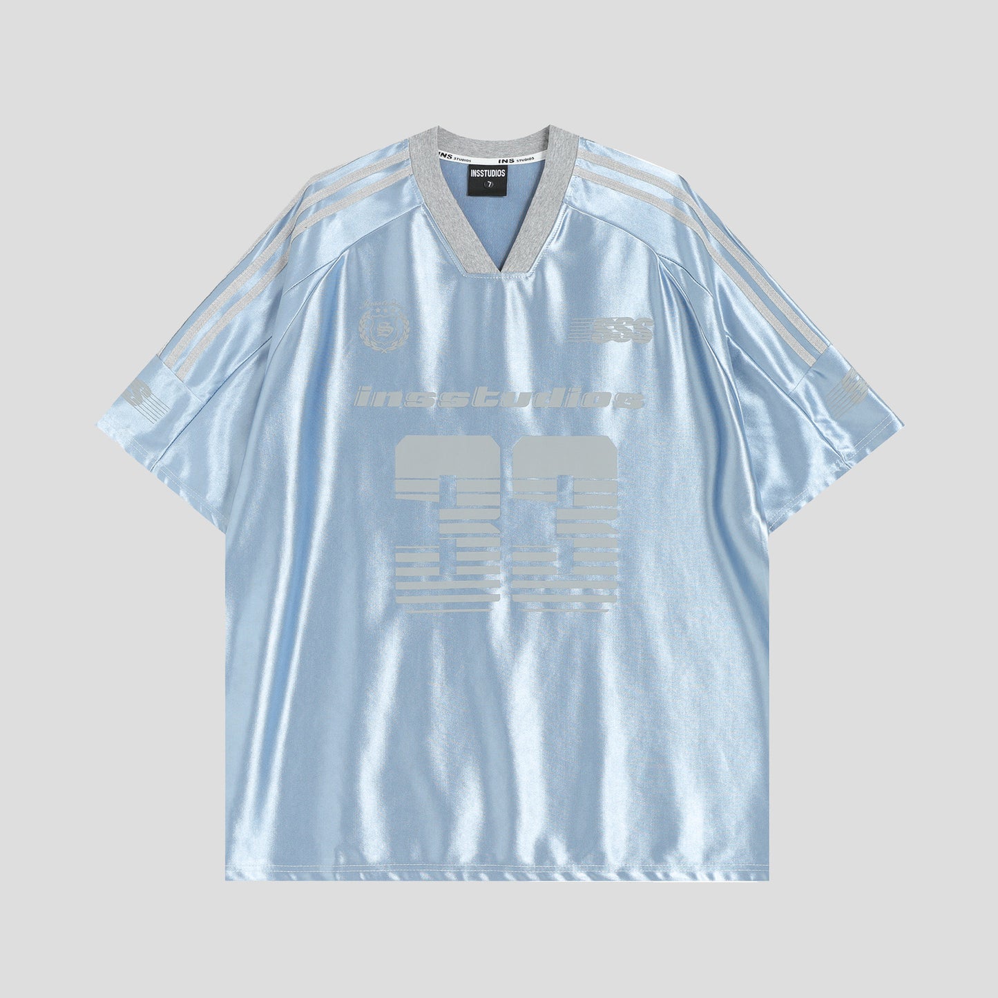 33 Ice Hockey Jersey — Glossy Finish V-Neck