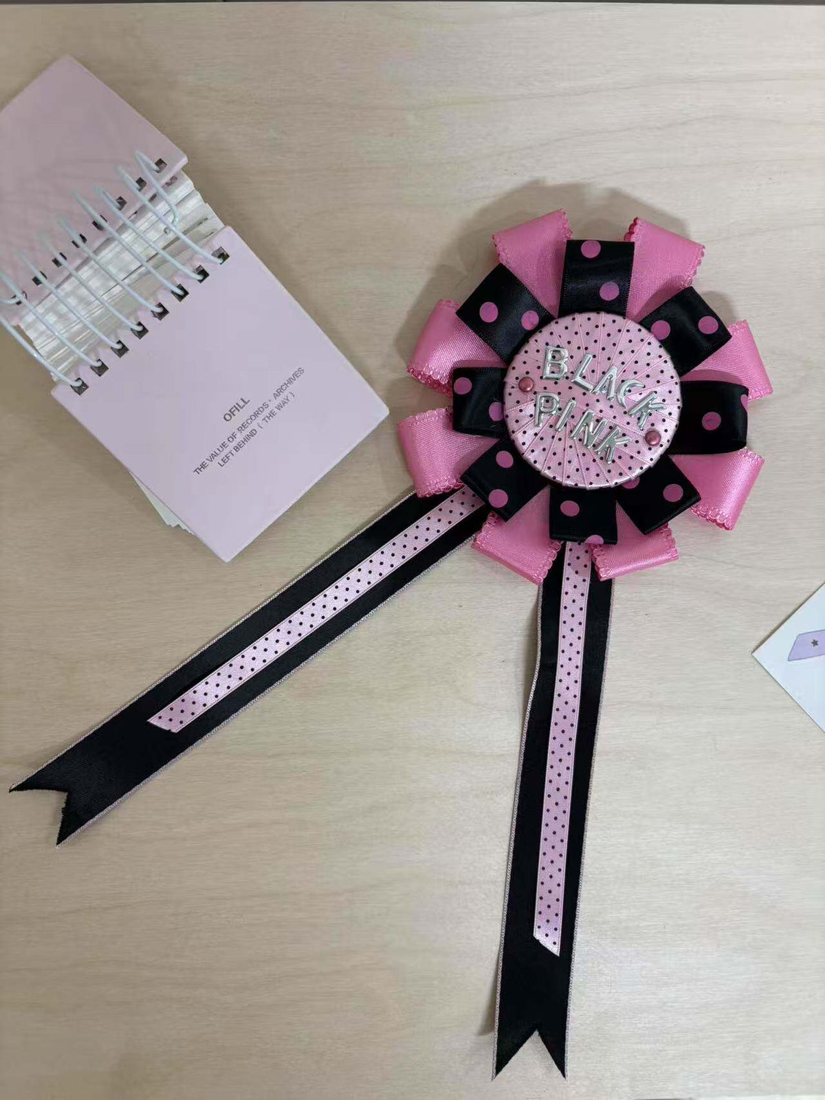 Handmade Polka Dot Ribbon Brooch Pin (Preorder)