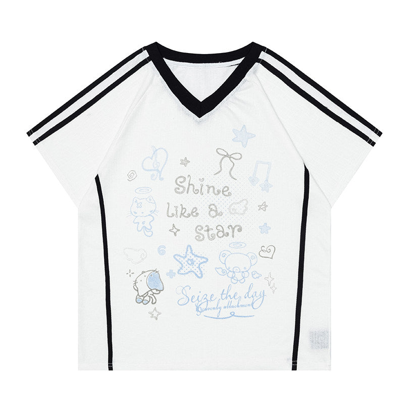 Shine Like a Star Oversized Graphic Tee