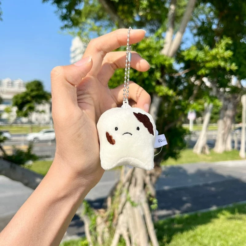 Cute Tooth Plush Bag Charm Keychain
