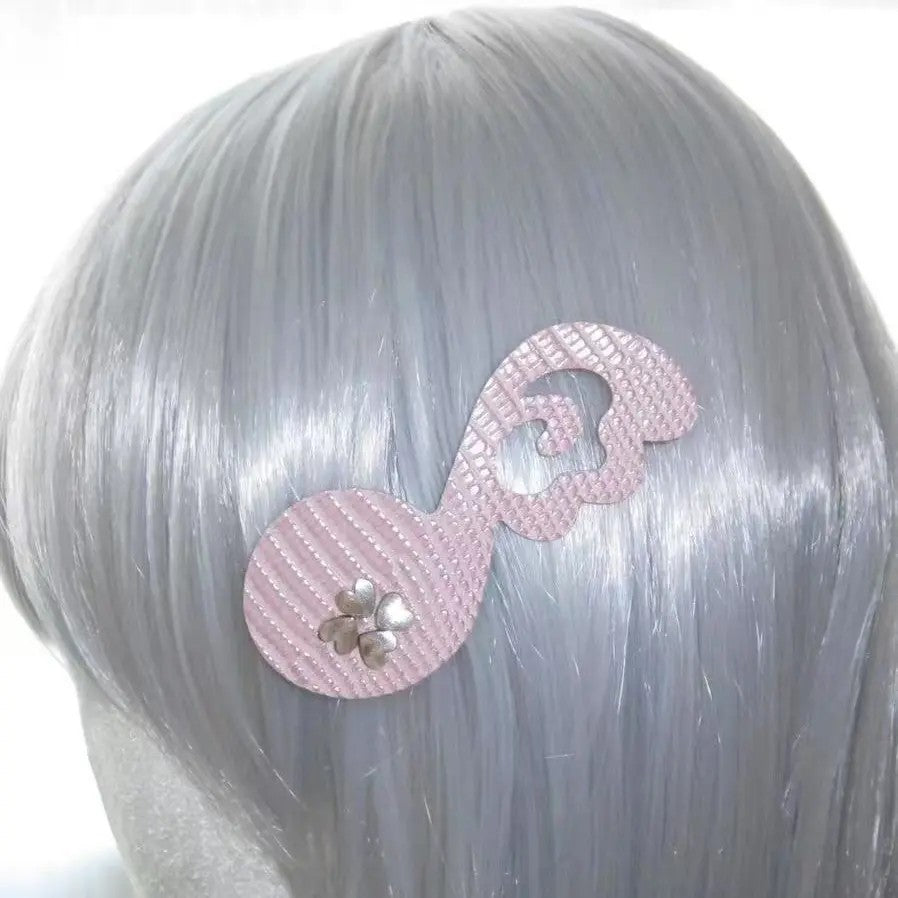 Angel Melody Wing Note Necklace & Hair Clip