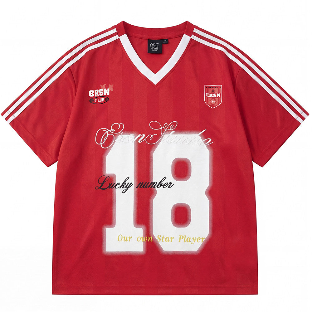 Lucky 18 Oversized Football Jersey