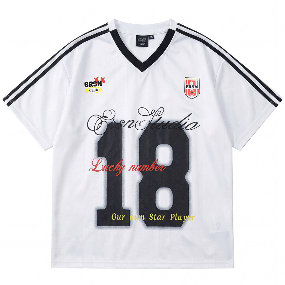 Lucky 18 Oversized Football Jersey