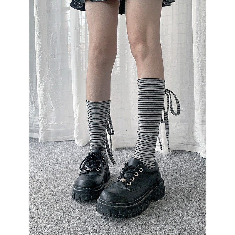 Star & Stripe Tie Slouch Leg Warmers