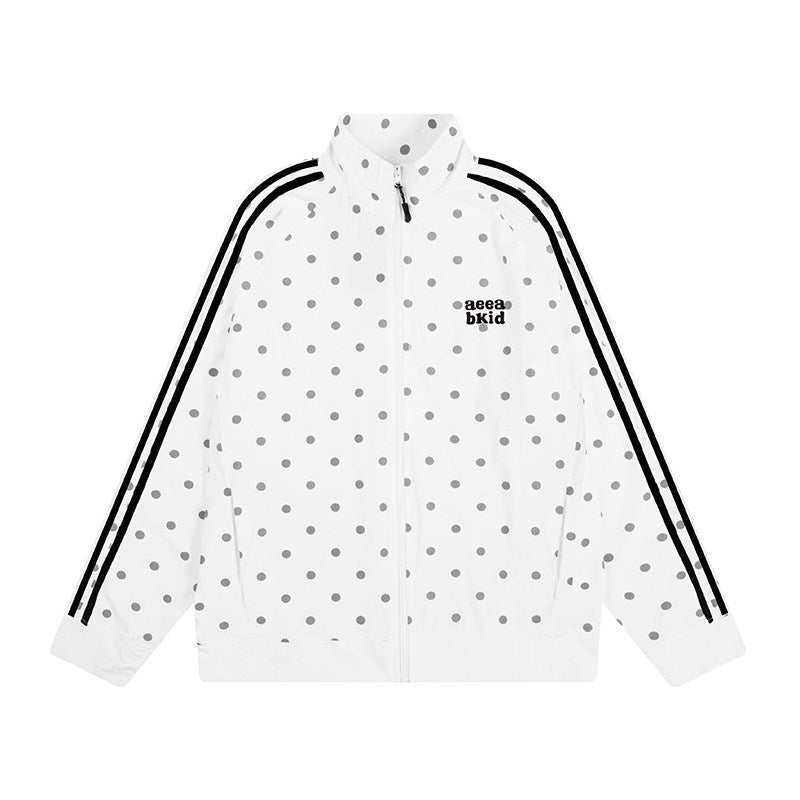 Polka Dot Sport Stripe Sun Protection Jacket